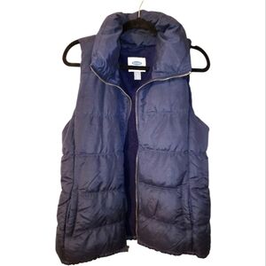 Old Navy Dark Blue Quilted Vest